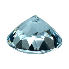 AQUAMARINE CUT ROUND (B/SI) 8MM 1.78 Cts.