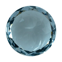 AQUAMARINE CUT ROUND (B/SI) 8MM 1.78 Cts.