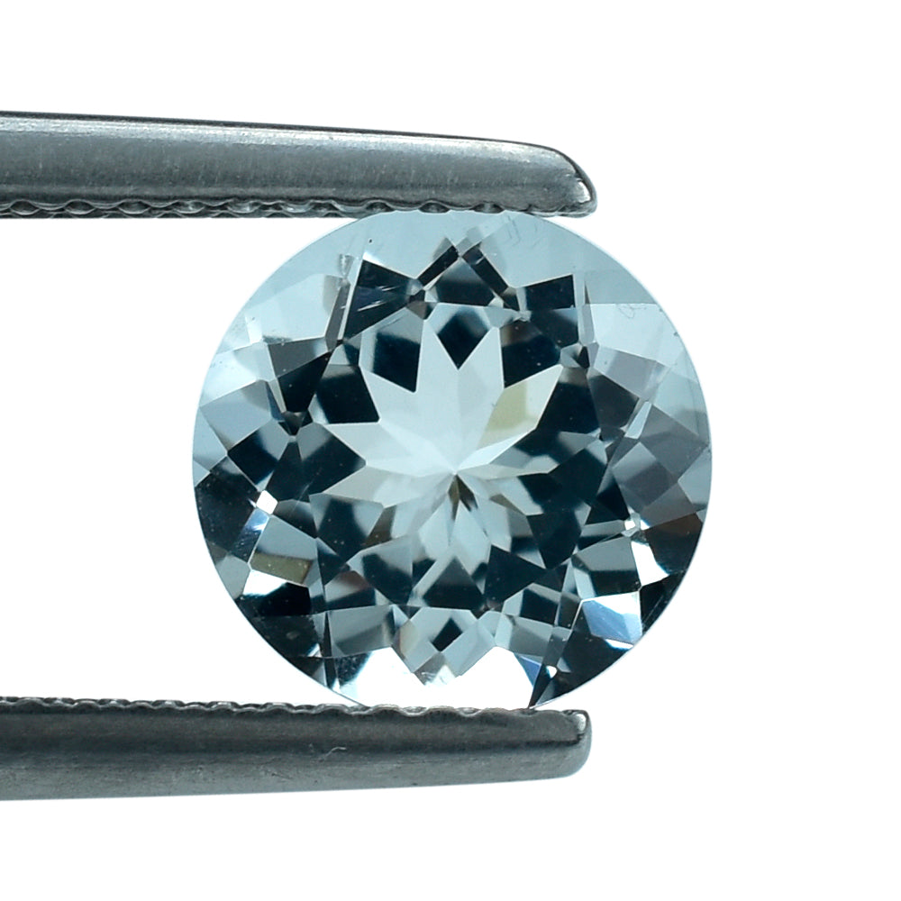 AQUAMARINE CUT ROUND (B/SI) 8MM 1.78 Cts.