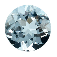 AQUAMARINE CUT ROUND (B/SI) 7MM 1.23 Cts.