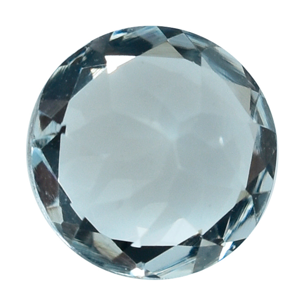 AQUAMARINE CUT ROUND (B/SI) 7MM 1.23 Cts.