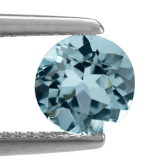 AQUAMARINE CUT ROUND (B/SI) 7MM 1.23 Cts.