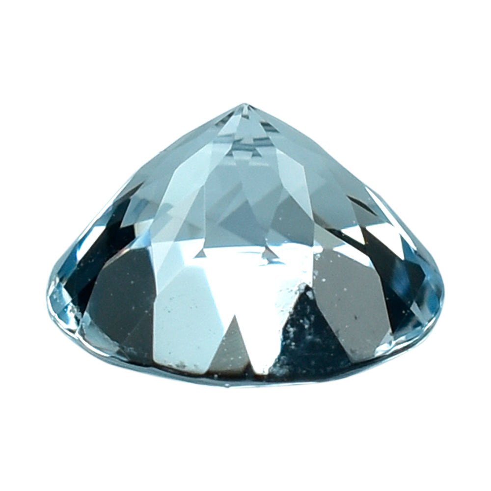 AQUAMARINE CUT ROUND (B/SI) 6.50MM 0.85 Cts.