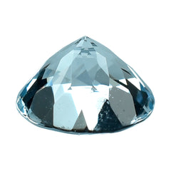 AQUAMARINE CUT ROUND (B/SI) 6.50MM 0.85 Cts.