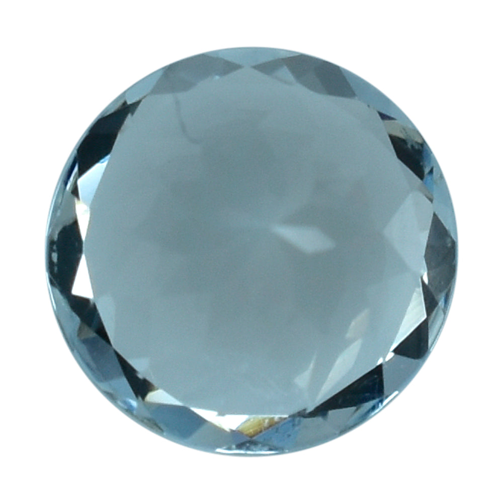 AQUAMARINE CUT ROUND (B/SI) 6.50MM 0.85 Cts.