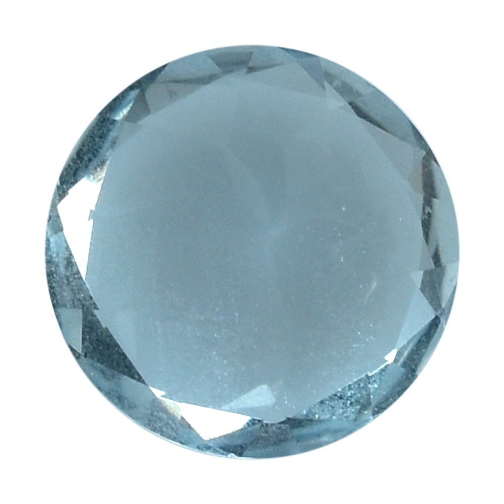 AQUAMARINE CUT ROUND (B/SI) (TRANSLUCENT) 6MM 0.80 Cts.