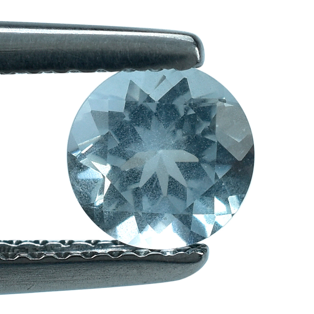 AQUAMARINE CUT ROUND (B/SI) (TRANSLUCENT) 6MM 0.80 Cts.