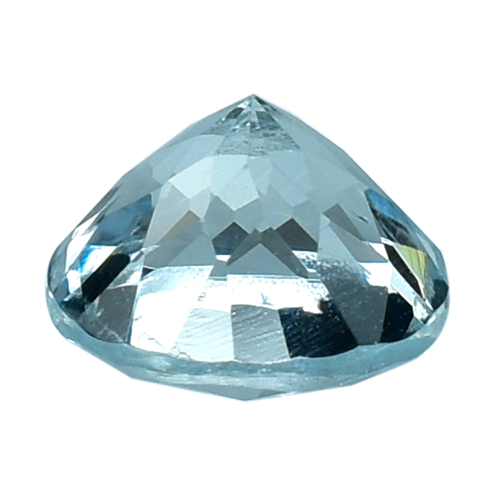AQUAMARINE CUT ROUND (B/SI) 6MM 0.81 Cts.