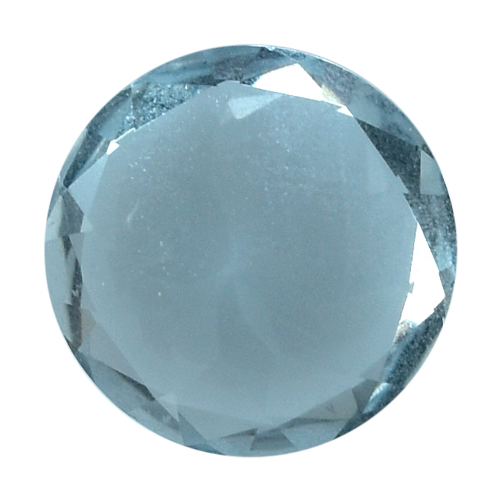 AQUAMARINE CUT ROUND (B/SI) 6MM 0.81 Cts.