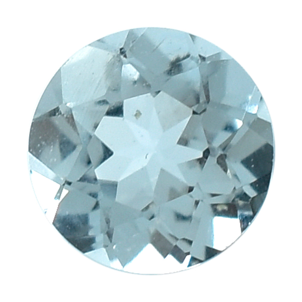 AQUAMARINE CUT ROUND (B/SI) 4MM 0.25 Cts.