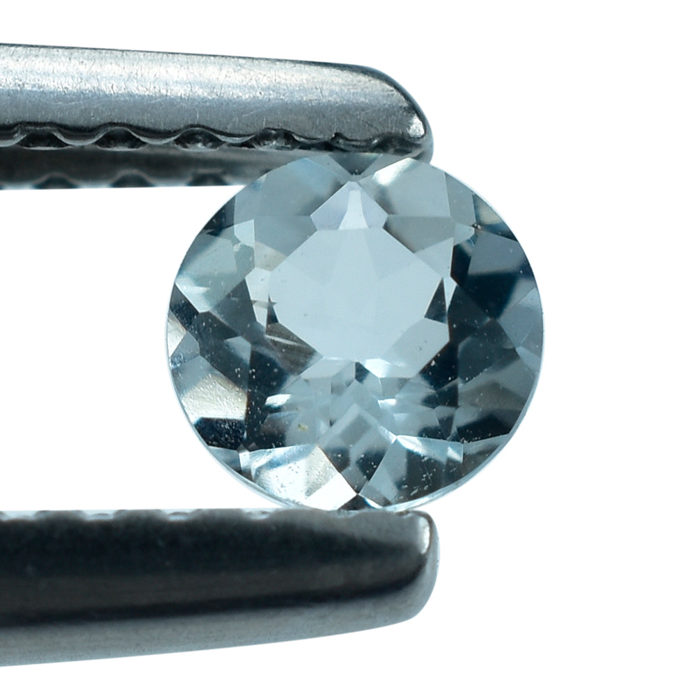 AQUAMARINE CUT ROUND (B/SI) 4MM 0.25 Cts.