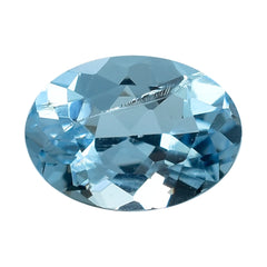 AQUAMARINE CUT OVAL (A+++) 7X5MM 0.65 Cts.