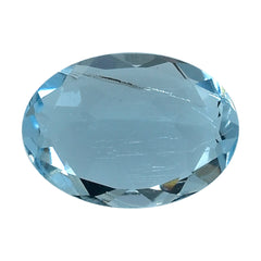 AQUAMARINE CUT OVAL (A+++) 7X5MM 0.65 Cts.