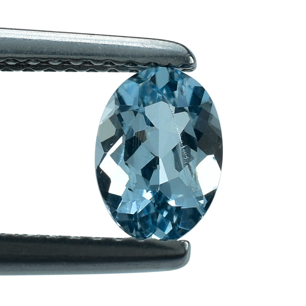 AQUAMARINE CUT OVAL (A+++) 7X5MM 0.65 Cts.