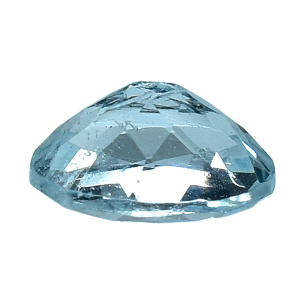 AQUAMARINE CUT OVAL (B/SI) 8X6MM 1.20 Cts.