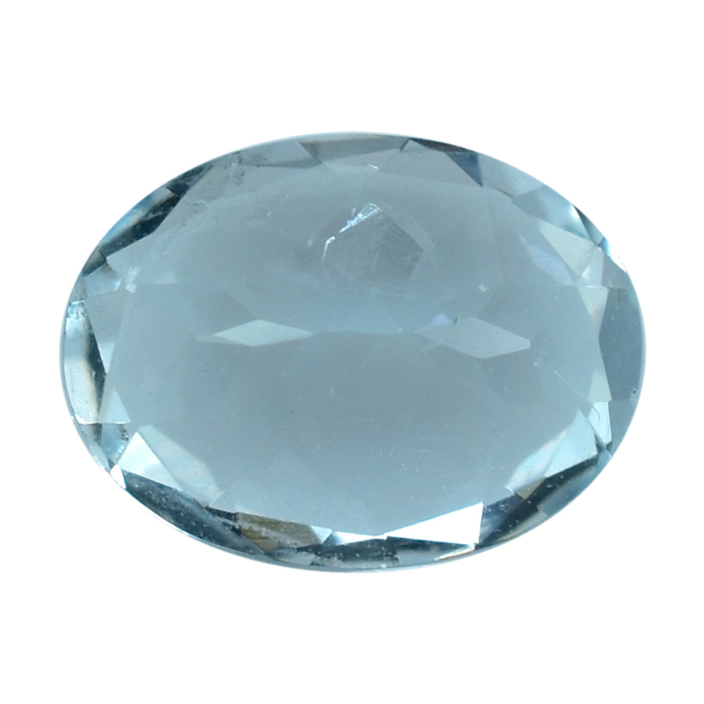AQUAMARINE CUT OVAL (B/SI) 8X6MM 1.20 Cts.