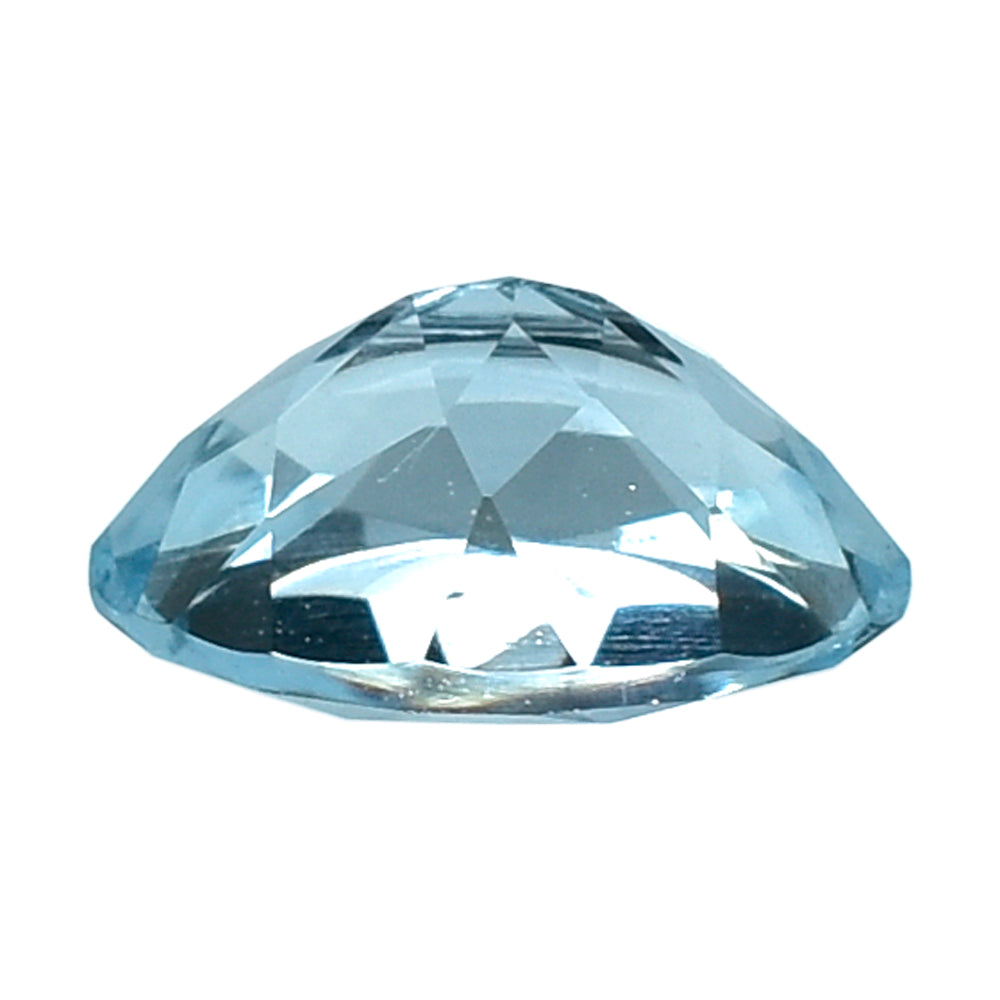 AQUAMARINE CUT OVAL (B/SI) 7X5MM 0.70 Cts.
