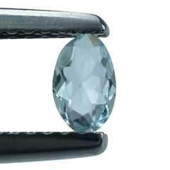 AQUAMARINE CUT OVAL (B/SI) (WINDOW) 5X3MM 0.20 Cts.