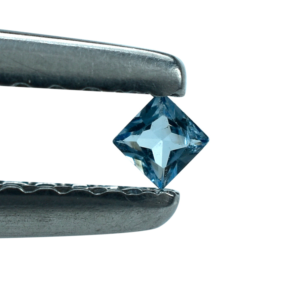 AQUAMARINE PRINCESS CUT SQUARE (A++) 1.75MM 0.05 Cts.
