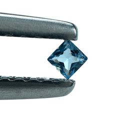 AQUAMARINE PRINCESS CUT SQUARE (A++) 1.75MM 0.05 Cts.