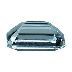 AQUAMARINE CUT OCTAGON (B/SI) 7X5MM 0.90 Cts.