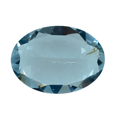 AQUAMARINE CUT OVAL (A/SI) 7X5MM 0.69 Cts.