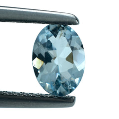 AQUAMARINE CUT OVAL (A/SI) 7X5MM 0.69 Cts.