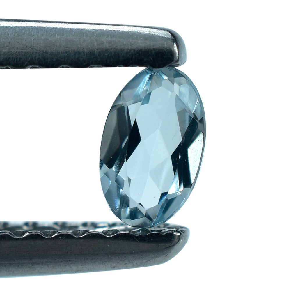 AQUAMARINE CUT OVAL (A/SI) 5X3MM 0.20 Cts.