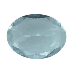 AQUAMARINE CUT OVAL (C/SI) 8X6MM 1.15 Cts.