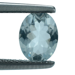 AQUAMARINE CUT OVAL (C/SI) 8X6MM 1.15 Cts.
