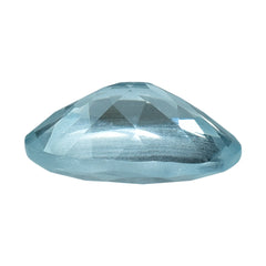 AQUAMARINE CUT OVAL (C/SI) (WINDOW) 8X6MM 1.30 Cts.