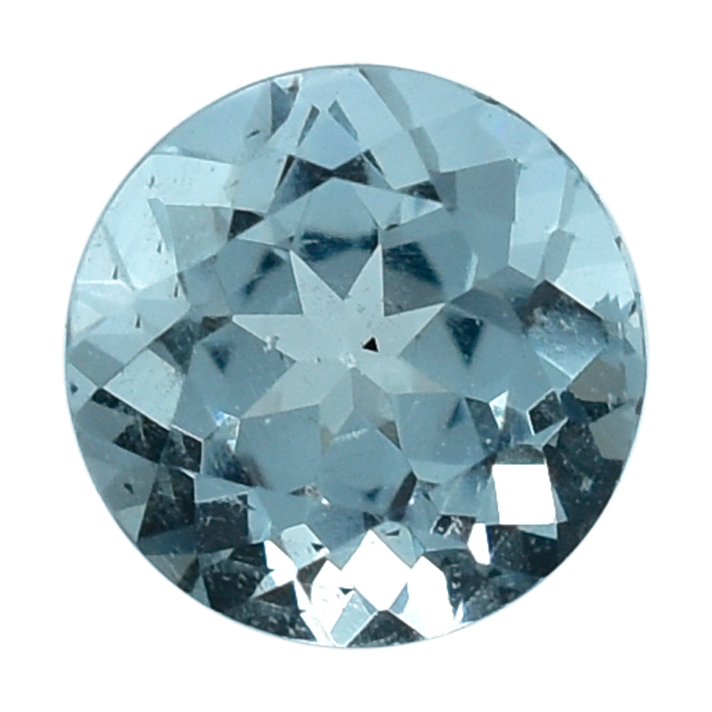 AQUAMARINE CUT ROUND (A/SI) 5MM 0.45 Cts.