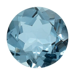 AQUAMARINE CUT ROUND (A/SI) (WINDOW) 5MM 0.36 Cts.