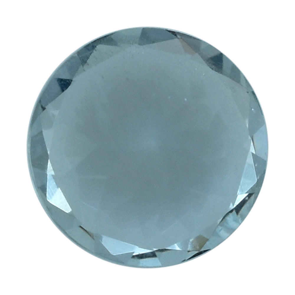 AQUAMARINE CUT ROUND (A/SI) 6MM 0.74 Cts.