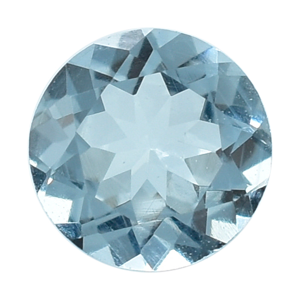 AQUAMARINE CUT ROUND (C/SI) 5MM 0.40 Cts.