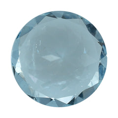 AQUAMARINE CUT ROUND (C/SI) 6MM 0.95 Cts.