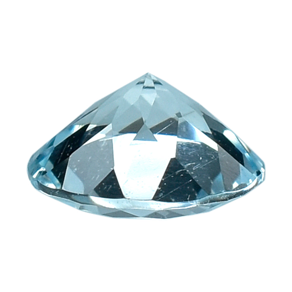 AQUAMARINE CUT ROUND (A/SI) 6.50MM 0.79 Cts.