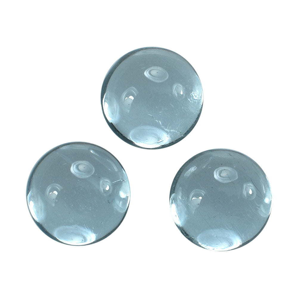 AQUAMARINE ROUND CAB (A/SI) 4MM 0.25 Cts.