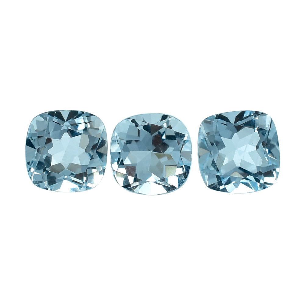 AQUAMARINE CUT CUSHION (A/SI) 5MM 0.50 Cts.