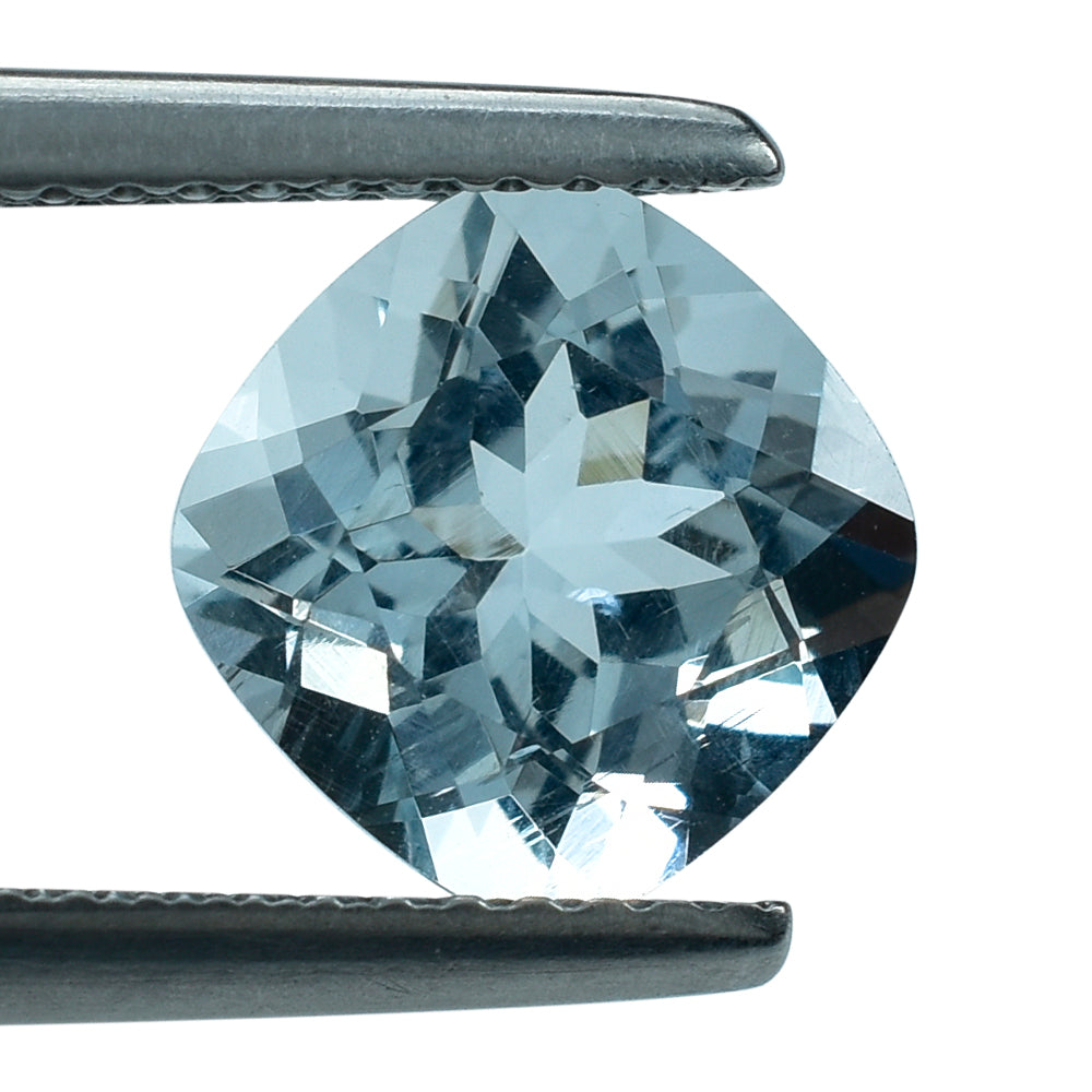 AQUAMARINE CUT CUSHION (A/SI) 8MM 2.25 Cts.