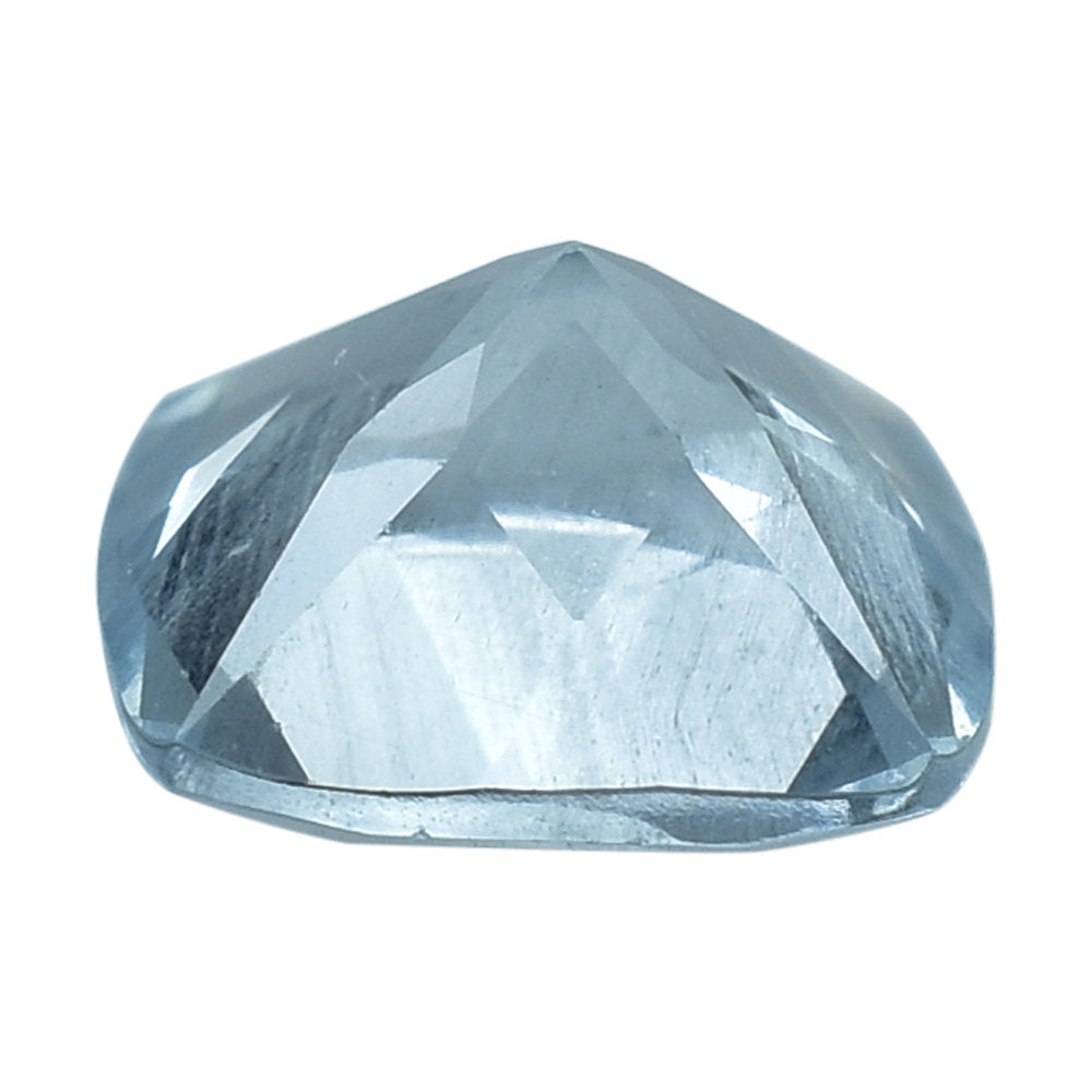 AQUAMARINE ANTIC CUT CUSHION (C/SI) 7MM 1.25 Cts.