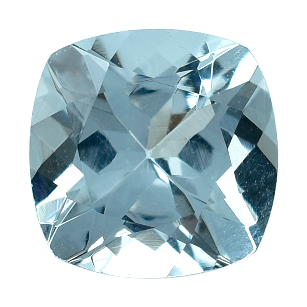 AQUAMARINE CUT CUSHION (C/SI) 7MM 1.20 Cts.