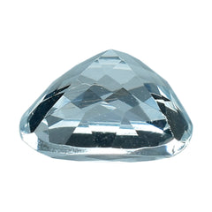 AQUAMARINE CUT CUSHION (C/SI) (WINDOW) 7MM  1.2 Cts.