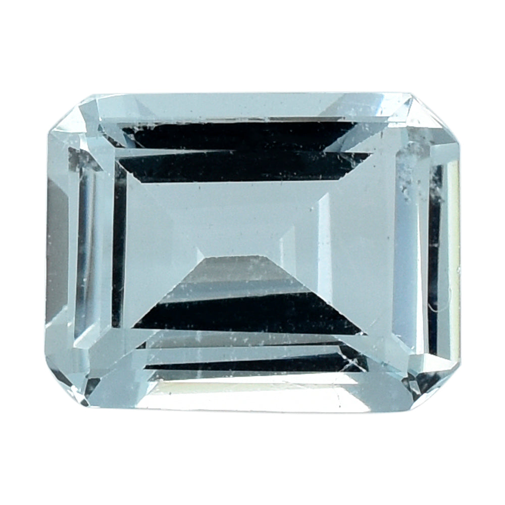 AQUAMARINE CUT OCTAGON (C/SI) 9X7MM 1.45 Cts.