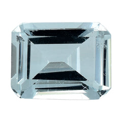 AQUAMARINE CUT OCTAGON (C/SI) 9X7MM 1.45 Cts.