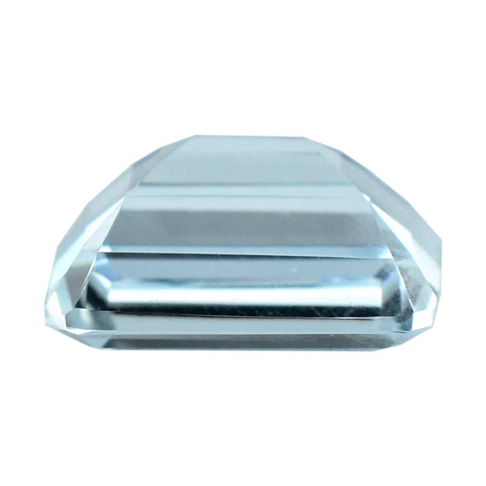 AQUAMARINE CUT OCTAGON (C/SI) 8X6MM 1.5 Cts.