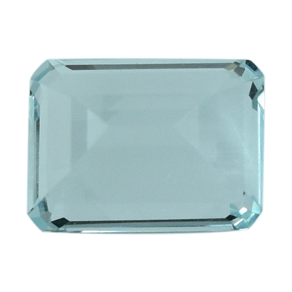 AQUAMARINE CUT OCTAGON (C/SI) 8X6MM 1.5 Cts.