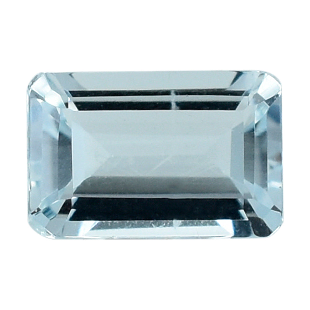 AQUAMARINE CUT OCTAGON (C/SI) 6X4MM 0.45 Cts.