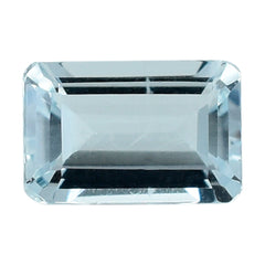 AQUAMARINE CUT OCTAGON (C/SI) 6X4MM 0.45 Cts.
