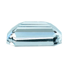 AQUAMARINE CUT OCTAGON (C/SI) 6X4MM 0.45 Cts.